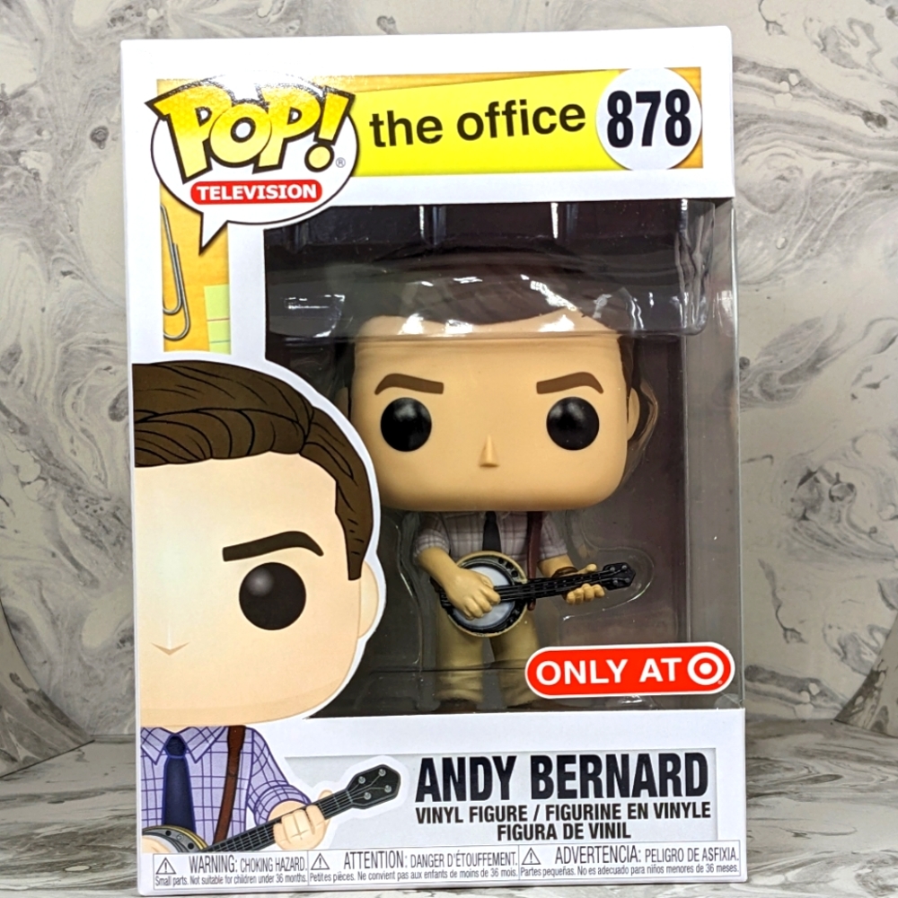 Funko Pop The Office Andy Bernard with Banjo 878 US Target Exclusive MIB
